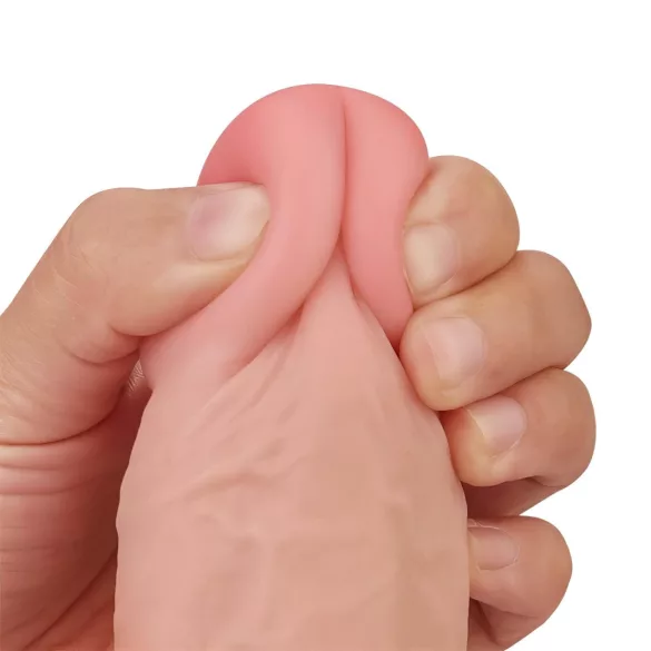 Lovetoy Sliding-Skin - dildo realistico doppio strato 23cm - color carne