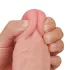 Lovetoy Sliding-Skin - dildo realistico doppio strato 23cm - color carne