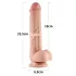 Lovetoy Sliding-Skin - dildo realistico doppio strato 23cm - color carne