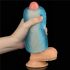 Lovetoy - masturbatore doppio lato - interno rigato - silicone blu