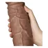 Lovetoy Chubby - dildo realistico con ventosa - 25cm - color carne