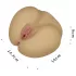 Lovetoy Streetgirl's - finta vagina e sedere in torsione (color carne)