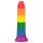 Lovetoy Prider - dildo realistico - 19 cm - arcobaleno