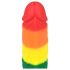 Lovetoy Prider - dildo realistico - 19 cm - arcobaleno