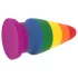 Lovetoy Prider - plug anale dilatatore - 15cm - arcobaleno