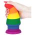Lovetoy Prider - plug anale arcobaleno di 15 cm