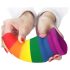 Lovetoy Prider - plug anale arcobaleno di 15 cm