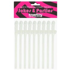 Lovetoy - cannuccia pene luminosa - bianco