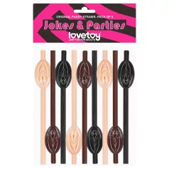   Lovetoy - cannuccia pene donna - plastica - naturale marrone nero
