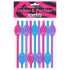 Lovetoy - Cannucce vagine colorate (rosa-blu-lilla)