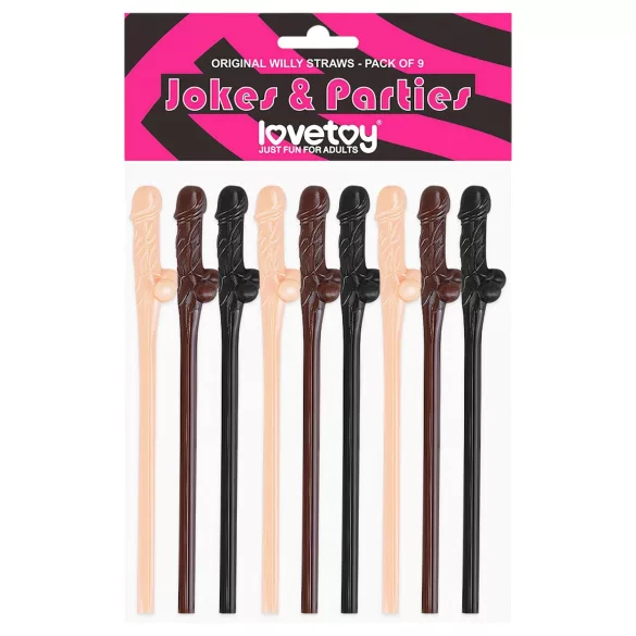 Lovetoy - cannuccia realistica a forma di pene - color carne/marrone/nero
