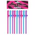 Lovetoy - cannuccia pene realistico - silicone rosa blu lilla