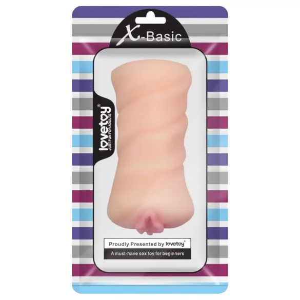 Lovetoy X-Basic - masturbatore a forma di vagina (color carne)