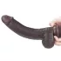Lovetoy - dildo realistico a doppio strato - 23cm - marrone