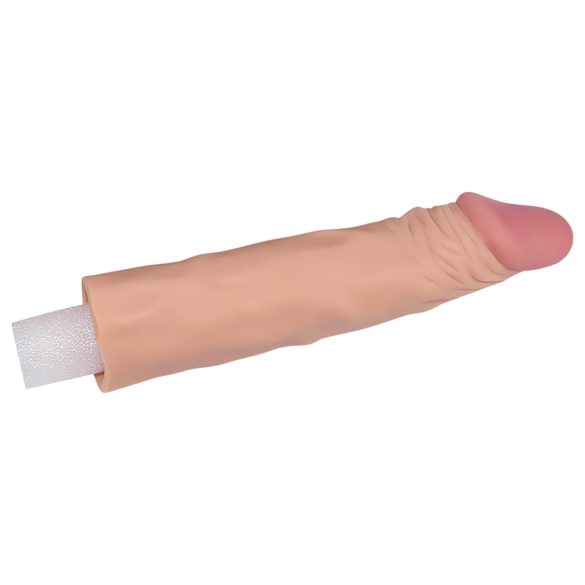 Lovetoy - guaina per pene - estensore realistico 19cm - colore naturale