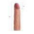 Lovetoy - guaina per pene - estensore realistico 19cm - colore naturale