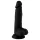 Mr. Rude - dildo realistico con ventosa e testicoli - 19cm nero