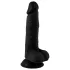 Mr. Rude - dildo realistico con ventosa e testicoli - 19cm nero