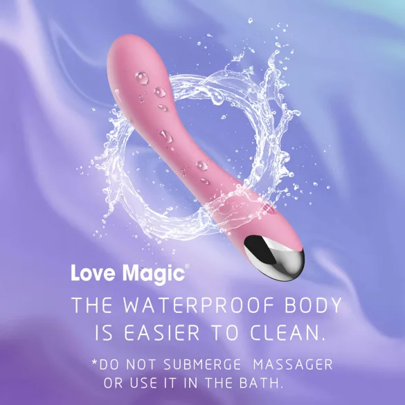 Lonely - vibratore punto G ricaricabile - silicone rosa