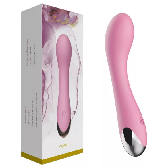 Lonely - vibratore punto G ricaricabile - silicone rosa