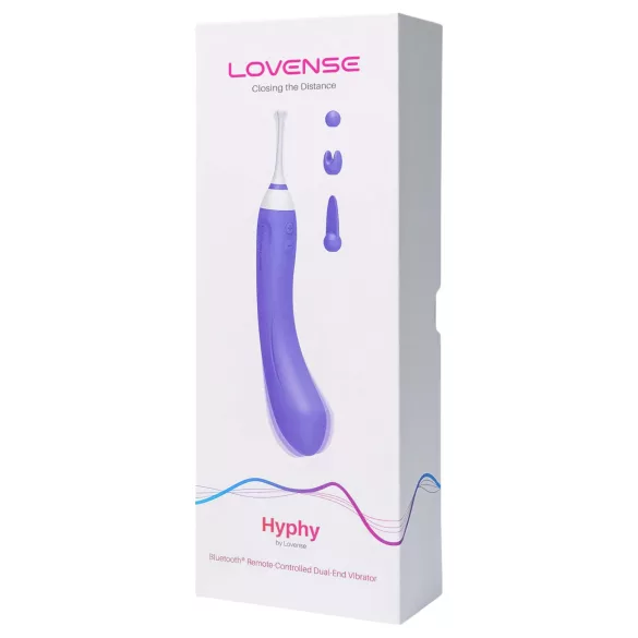 LOVENSE Hyphy - vibratore 2 in 1 smart - silicone viola