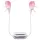 Lovense Gemini - Pinze per capezzoli vibranti controllate da app (rosa)