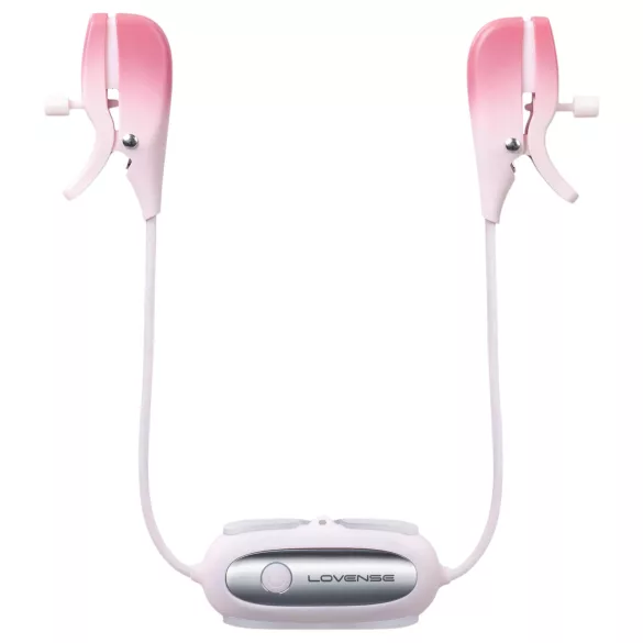 Lovense Gemini - Pinze per capezzoli vibranti controllate da app (rosa)