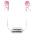 Lovense Gemini - Pinze per capezzoli vibranti controllate da app (rosa)