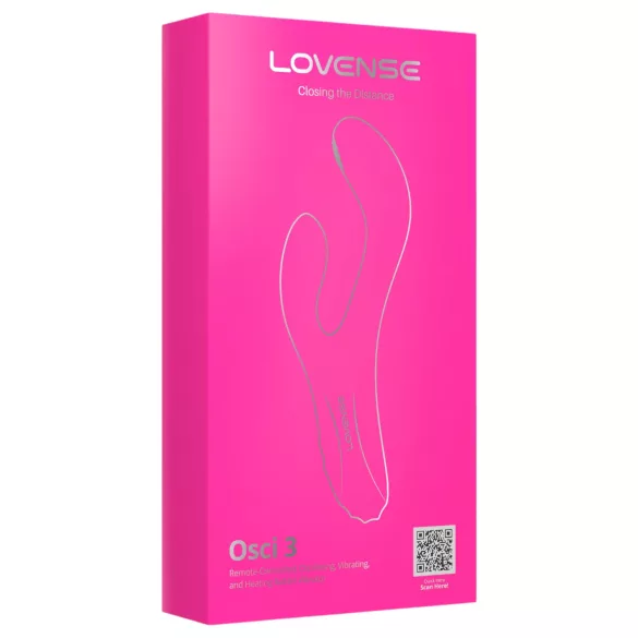 LOVENSE Osci 3 - vibratore rabbit clitoride - silicone rosa