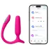 Lovense Lush Anal - Vibratore anale controllato da app con LED - rosa