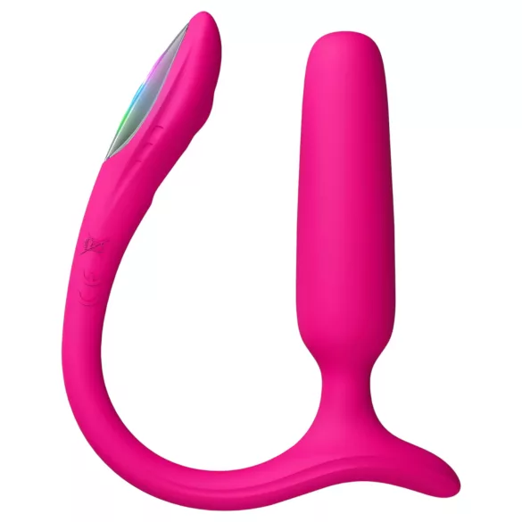Lovense Lush Anal - Vibratore anale controllato da app con LED - rosa