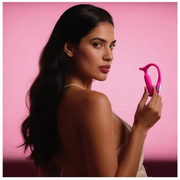 Lovense Lush Anal - Vibratore anale controllato da app con LED - rosa