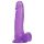 Tracy's Dog Jelly 8 - dildo realistico con testicoli e ventosa - silicone viola