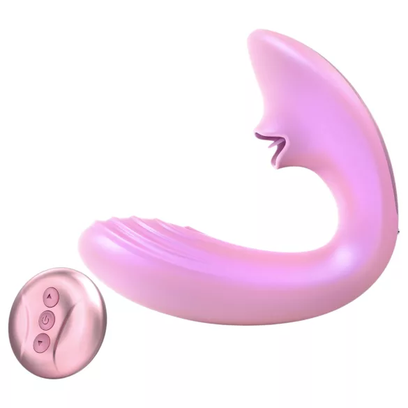 Tracy's Dog OG Lick - vibratore punto G e stimolatore clitorideo (rosa)