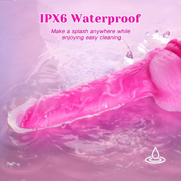 Tracy's Dog Jelivoy-Mid - vibratore realistico 20cm - silicone rosa