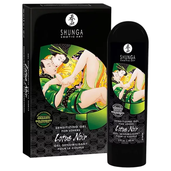 Shunga Lotus Noir - gel stimolante unisex - 60ml