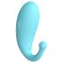 Leopard Whale - love egg vibrante ricaricabile smart - silicone blu
