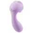Leopard - vibratore succhiante e vibrante - silicone viola