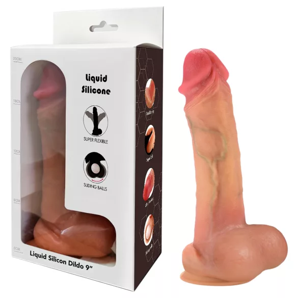 FeelSkin - dildo ultra realistico (color carne, 21 cm)