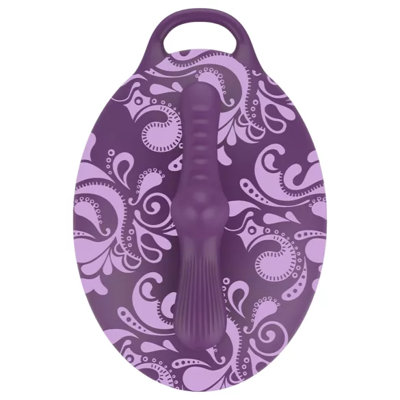 Bouncy Bliss Classic - cuscino gonfiabile con vibratore - viola
