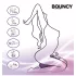 Bouncy Bliss Classic - cuscino gonfiabile con vibratore - viola