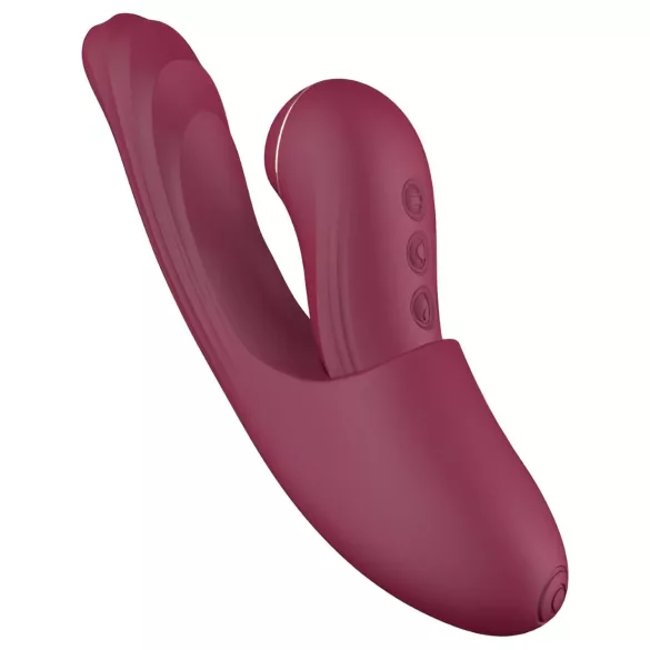 Vibeconnect - Vibratore 2in1 punto G e clitoride - rosso