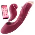Vibeconnect - Vibratore 2in1 punto G e clitoride - rosso