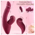 Vibeconnect - Vibratore 2in1 punto G e clitoride - rosso