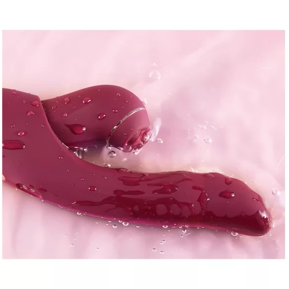 Vibeconnect - Vibratore 2in1 punto G e clitoride - rosso