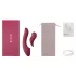 Vibeconnect - Vibratore 2in1 punto G e clitoride - rosso