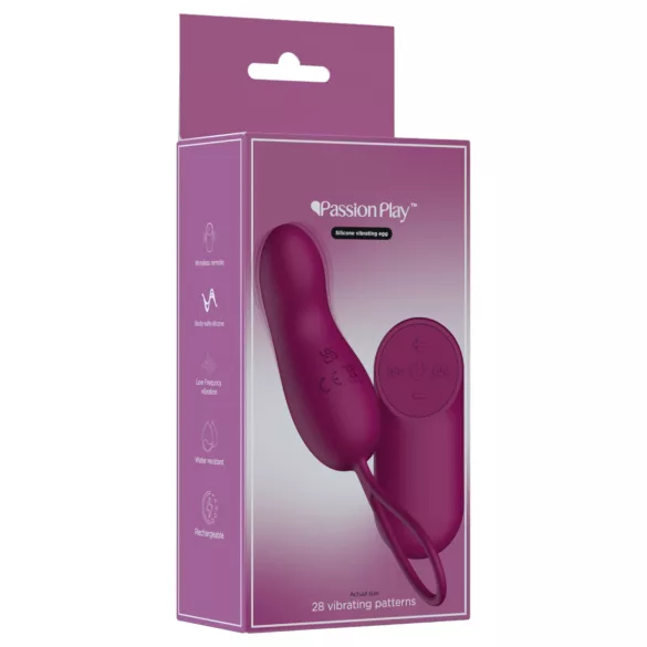 Passion Play - ovetto vibrante in silicone (viola)