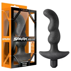 Blush Spark - vibratore anale impermeabile - nero