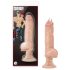 Blush Bad Boy - vibratore con piercing - 33cm - colore naturale