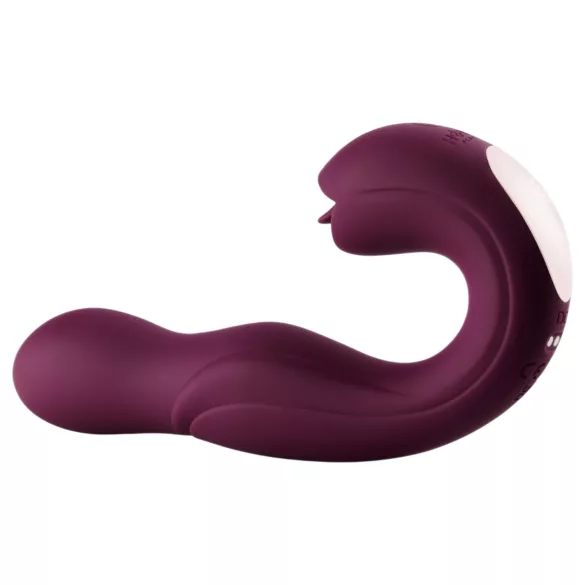Honey Play Box Joi - vibratore rotante e leccante punto G - silicone viola